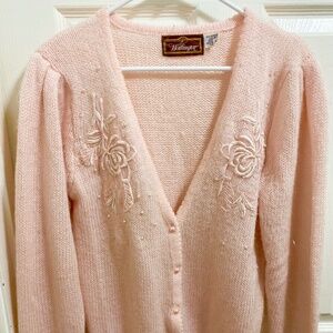 Vintage Pink Worthington Size S Women’s Cardigan